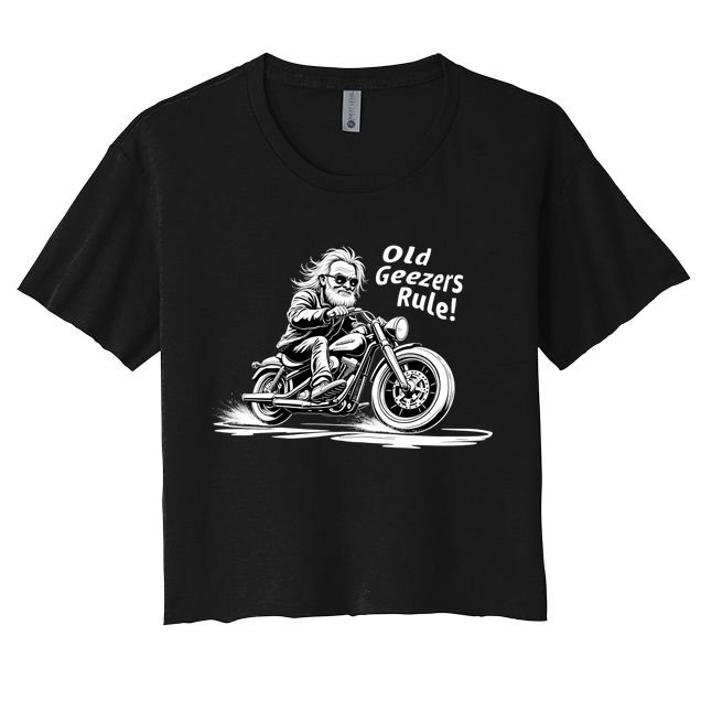 Old Geezers Rule! Crop Top