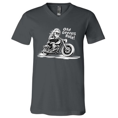 Old Geezers Rule! V-Neck T-Shirt