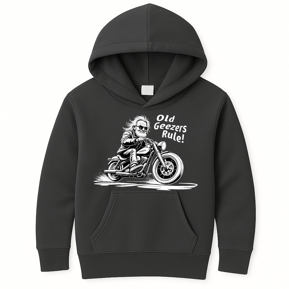Old Geezers Rule! Kids Hoodie