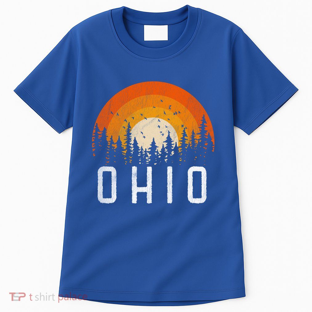 Ohio Gift Retro Style Vintage 70s 80s 90s Gift Tall T-Shirt