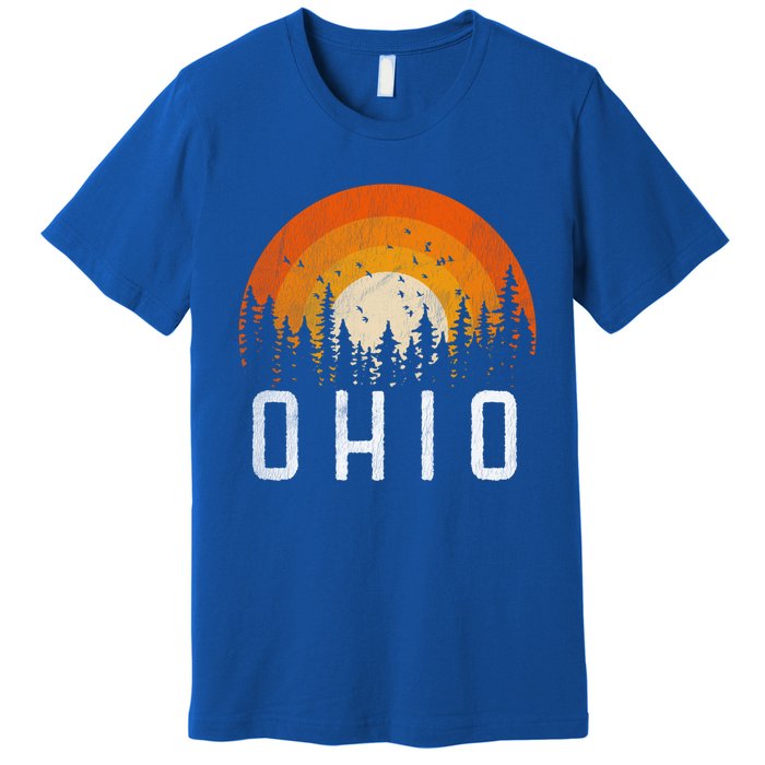 Ohio Gift Retro Style Vintage 70s 80s 90s Gift Premium T-Shirt