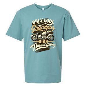 Only Grandpas Ride Motorcycles Quote For Grandpa Motorbikes Gift Sueded Cloud Jersey T-Shirt