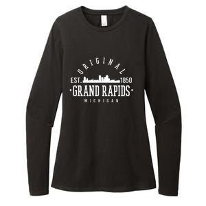 Original Grand Rapids Michigan Womens CVC Long Sleeve Shirt