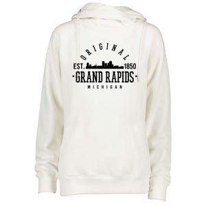 Original Grand Rapids Michigan Womens Funnel Neck Pullover Hood