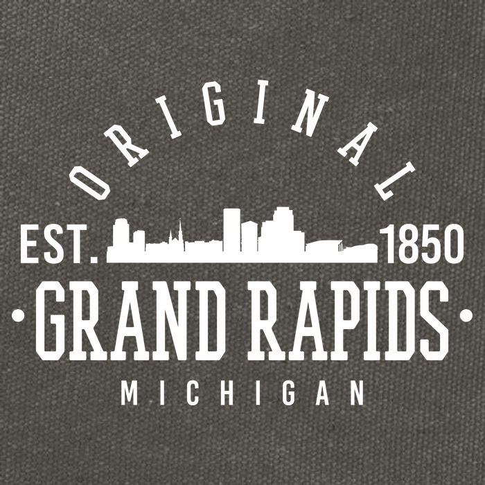 Original Grand Rapids Michigan Cotton Canvas Backpack
