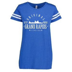 Original Grand Rapids Michigan Enza Ladies Jersey Football T-Shirt