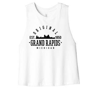 Original Grand Rapids Michigan Women's Racerback Cropped Tank