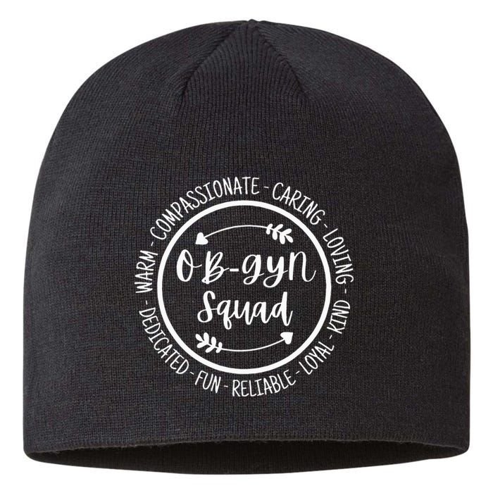 OB Gyn Squad Obstetrician Gynecologist Healthcare Nurse Sustainable Beanie