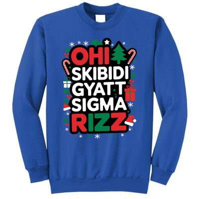 Ohio Gyatt Sigma Rizz Gen Alpha Xmas Christmas Party Sweatshirt