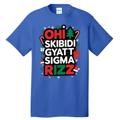 Ohio Gyatt Sigma Rizz Gen Alpha Xmas Christmas Party Tall T-Shirt