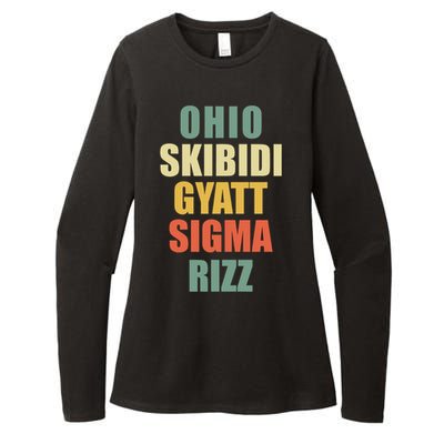 Ohio Gyatt Sigma Rizz Womens CVC Long Sleeve Shirt