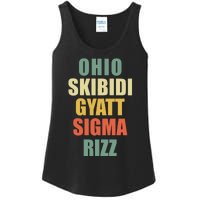 Ohio Gyatt Sigma Rizz Ladies Essential Tank