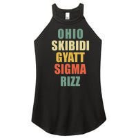 Ohio Gyatt Sigma Rizz Women's Perfect Tri Rocker Tank