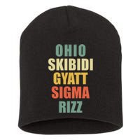 Ohio Gyatt Sigma Rizz Short Acrylic Beanie