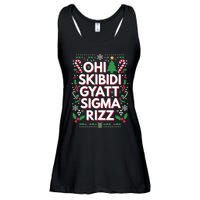 Ohio Gyatt Sigma Rizz Gen Alpha Xmas Christmas Party Ladies Essential Flowy Tank