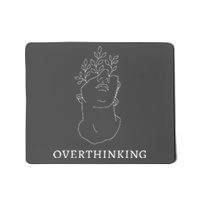 Overthinking Greek Statue Dark Academia Mousepad