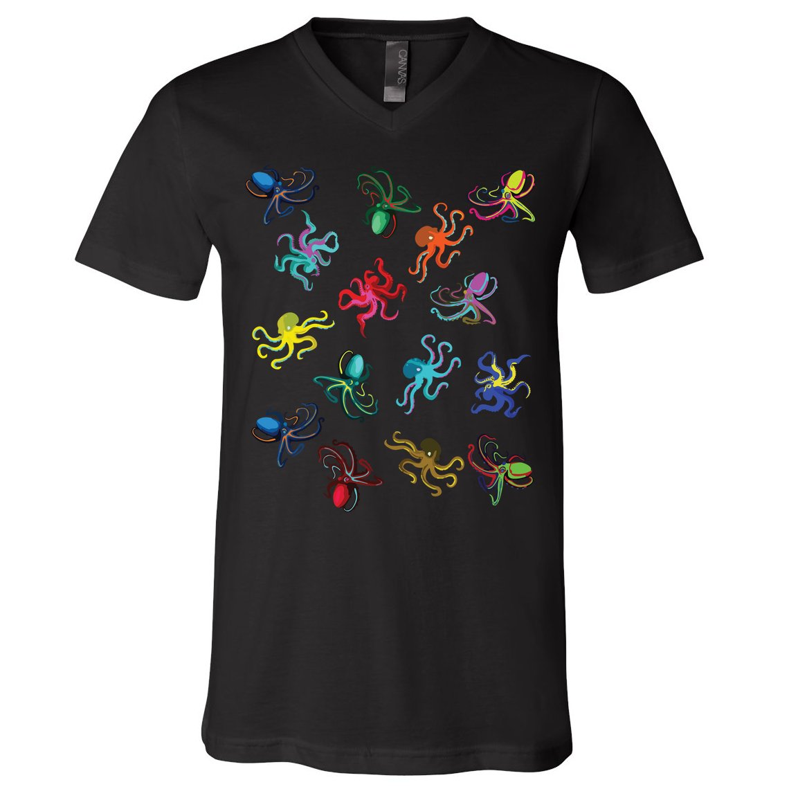 Octopus Gift Tee Octopus Tee V-Neck T-Shirt