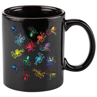 Octopus Gift Tee Octopus Tee 11oz C Handle Ceramic Mug
