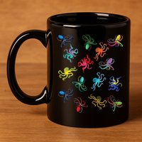 Octopus Gift Tee Octopus Tee 11oz C Handle Ceramic Mug