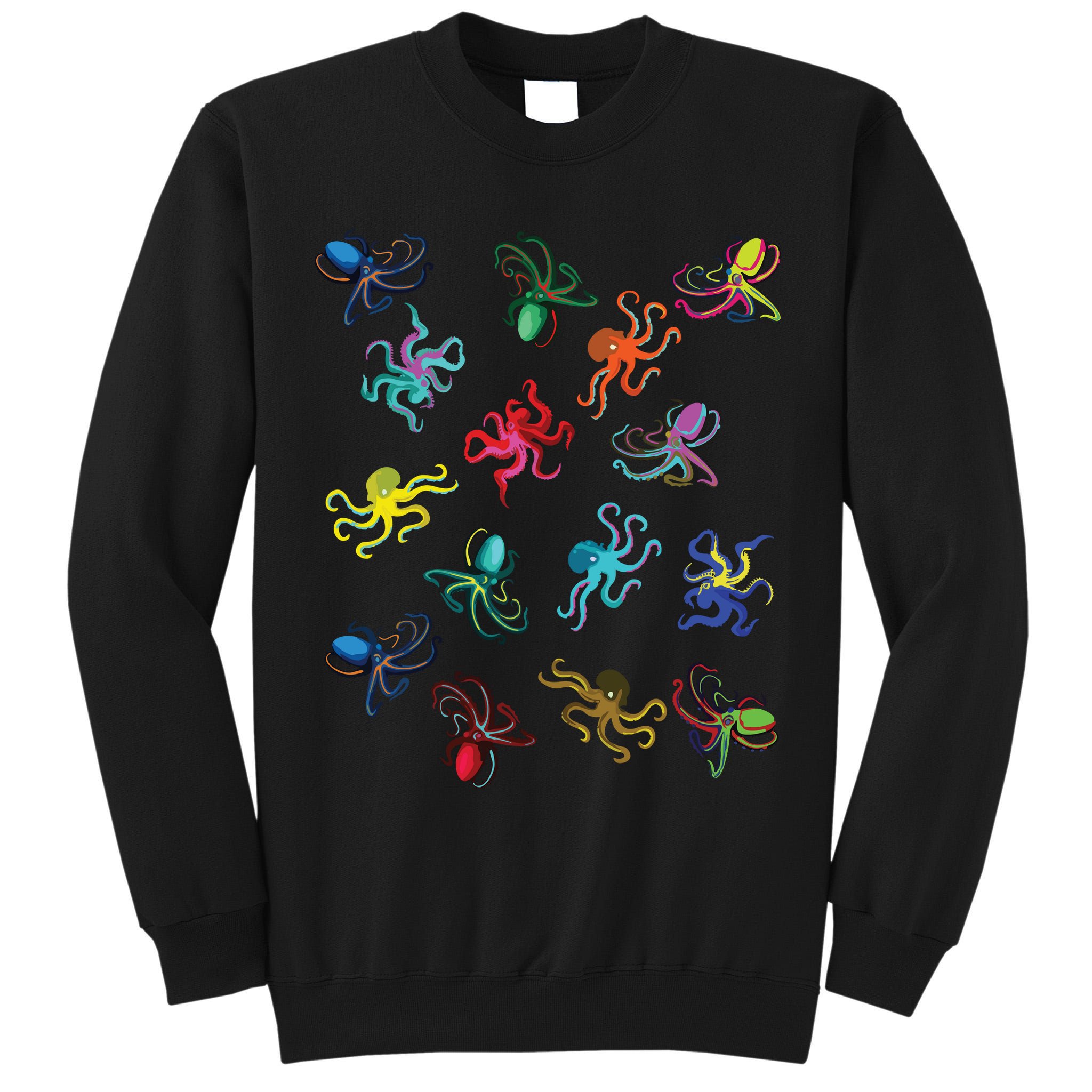 Octopus Gift Tee Octopus Tee Tall Sweatshirt