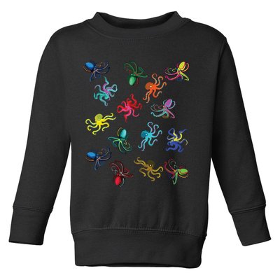 Octopus Gift Tee Octopus Tee Toddler Sweatshirt