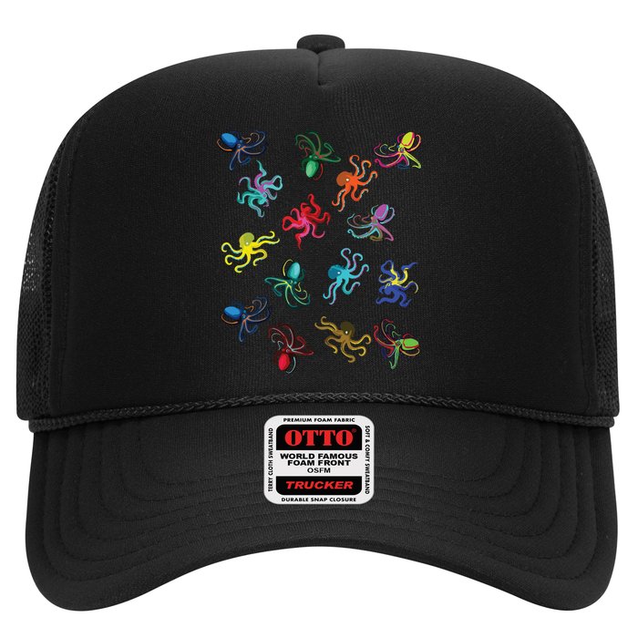 Octopus Gift Tee Octopus Tee Trucker Hat