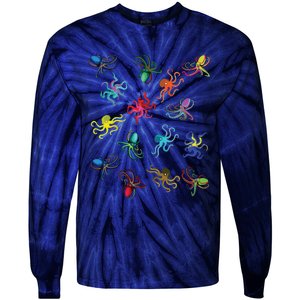 Octopus Gift Tee Octopus Tee Tie-Dye Long Sleeve Shirt