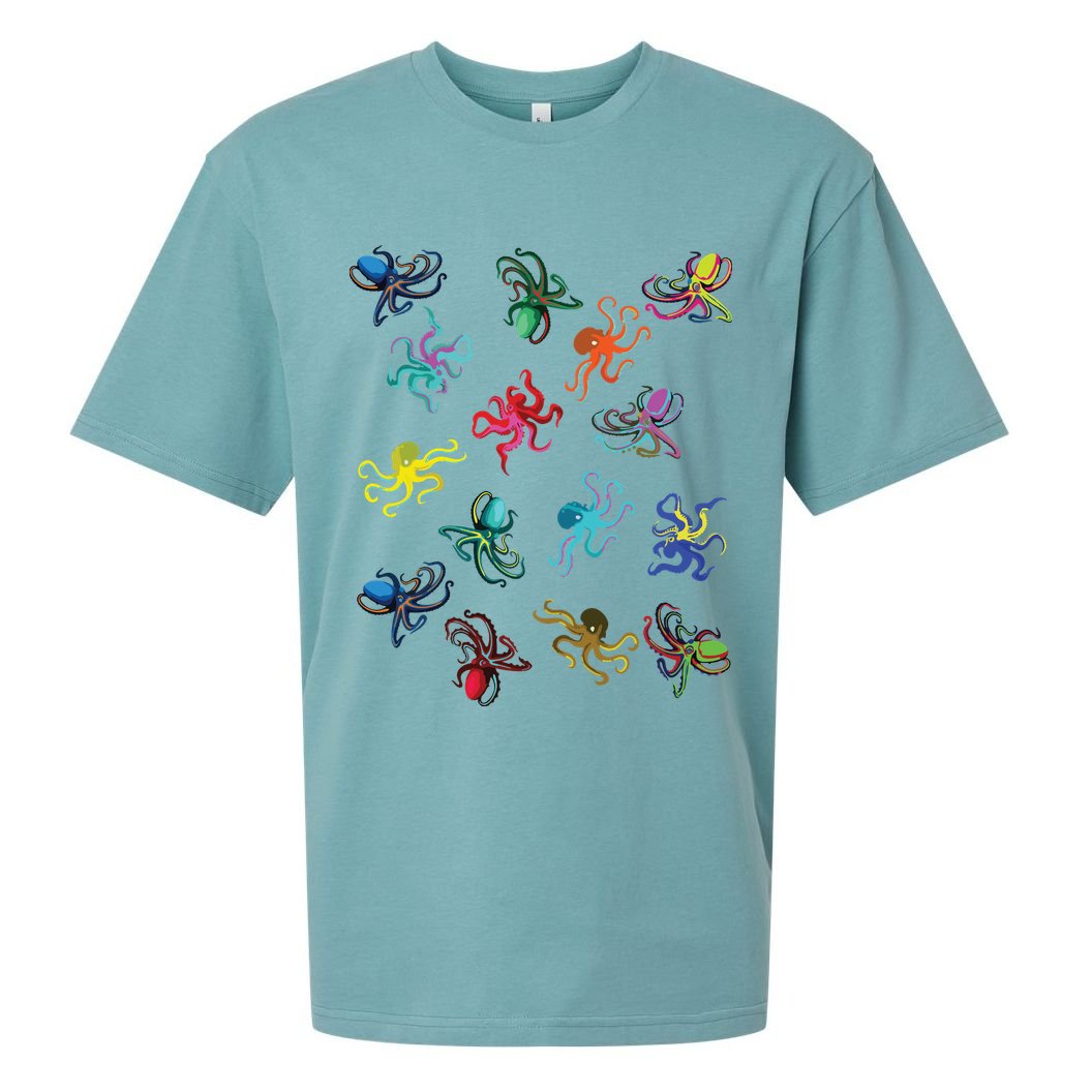 Octopus Gift Tee Octopus Tee Sueded Cloud Jersey T-Shirt