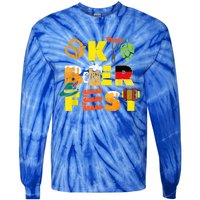 Oktoberfest German Things Cute Bavarian Festival Tie-Dye Long Sleeve Shirt