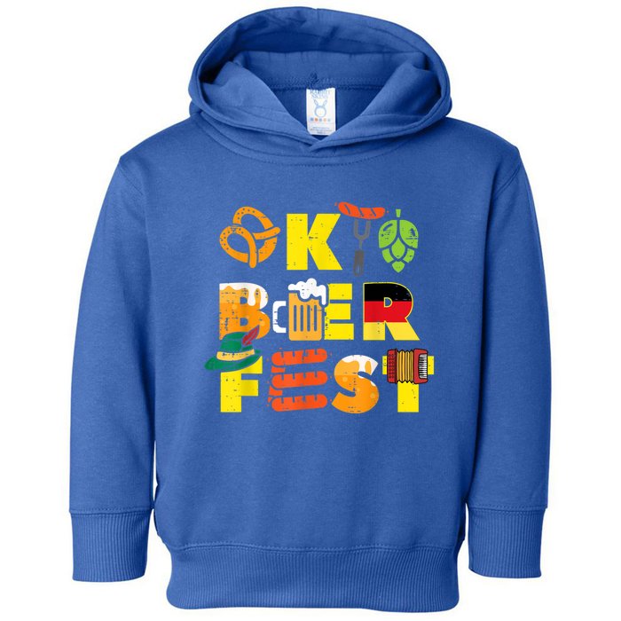 Oktoberfest German Things Cute Bavarian Festival Toddler Hoodie