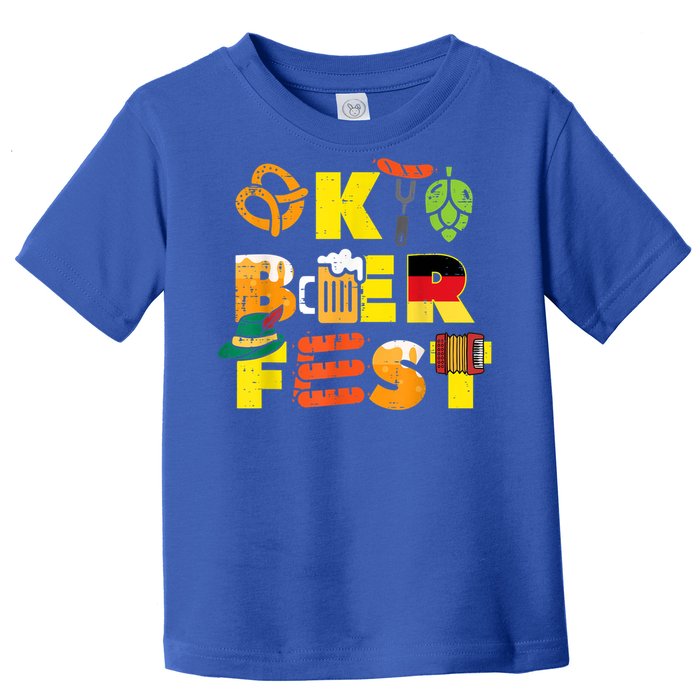 Oktoberfest German Things Cute Bavarian Festival Toddler T-Shirt