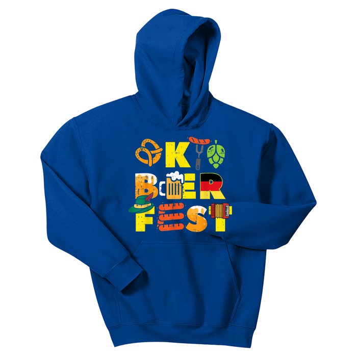 Oktoberfest German Things Cute Bavarian Festival Kids Hoodie