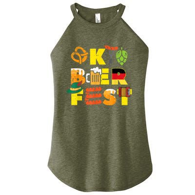 Oktoberfest German Things Cute Bavarian Festival Women's Perfect Tri Rocker Tank