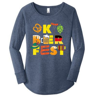 Oktoberfest German Things Cute Bavarian Festival Women's Perfect Tri Tunic Long Sleeve Shirt