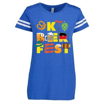 Oktoberfest German Things Cute Bavarian Festival Enza Ladies Jersey Football T-Shirt