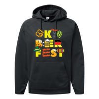 Oktoberfest German Things Cute Bavarian Festival Performance Fleece Hoodie