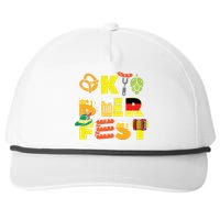 Oktoberfest German Things Cute Bavarian Festival Snapback Five-Panel Rope Hat