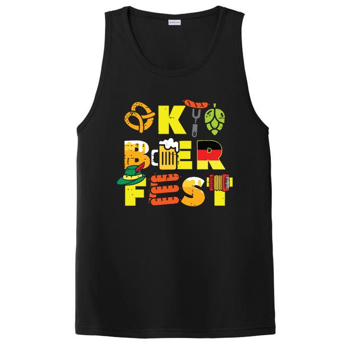 Oktoberfest German Things Cute Bavarian Festival PosiCharge Competitor Tank