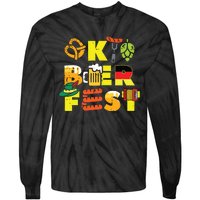 Oktoberfest German Things Cute Bavarian Festival Tie-Dye Long Sleeve Shirt