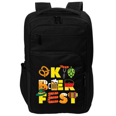 Oktoberfest German Things Cute Bavarian Festival Impact Tech Backpack