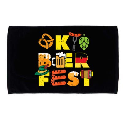 Oktoberfest German Things Cute Bavarian Festival Microfiber Hand Towel