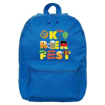 Oktoberfest German Things Cute Bavarian Festival 16 in Basic Backpack