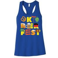 Oktoberfest German Things Cute Bavarian Festival Women's Racerback Tank