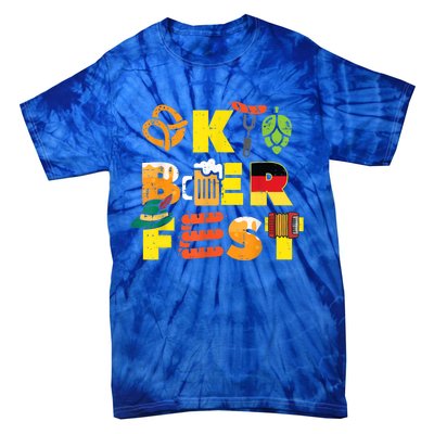 Oktoberfest German Things Cute Bavarian Festival Tie-Dye T-Shirt