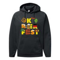 Oktoberfest German Things Cute Bavarian Festival Performance Fleece Hoodie