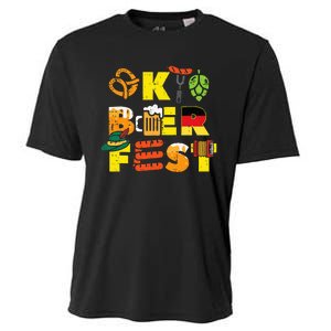 Oktoberfest German Things Cute Bavarian Festival Cooling Performance Crew T-Shirt