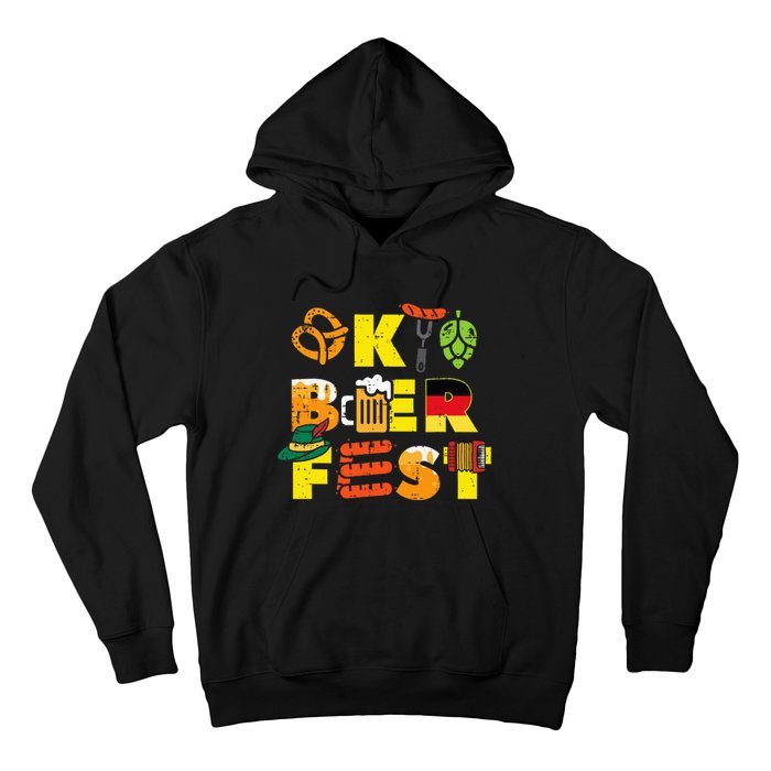 Oktoberfest German Things Cute Bavarian Festival Hoodie