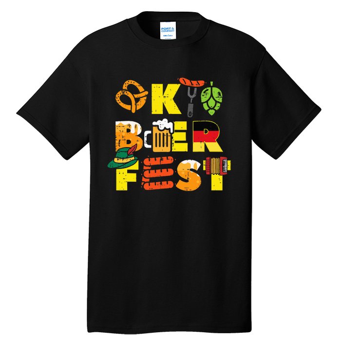 Oktoberfest German Things Cute Bavarian Festival Tall T-Shirt