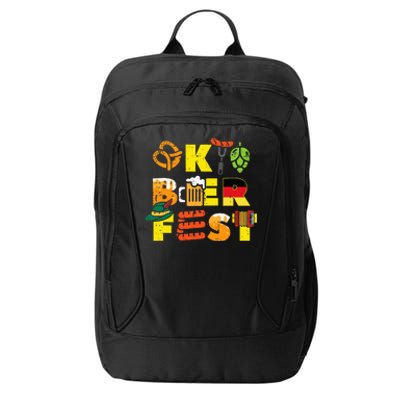 Oktoberfest German Things Cute Bavarian Festival City Backpack