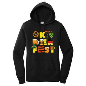 Oktoberfest German Things Cute Bavarian Festival Women's Pullover Hoodie